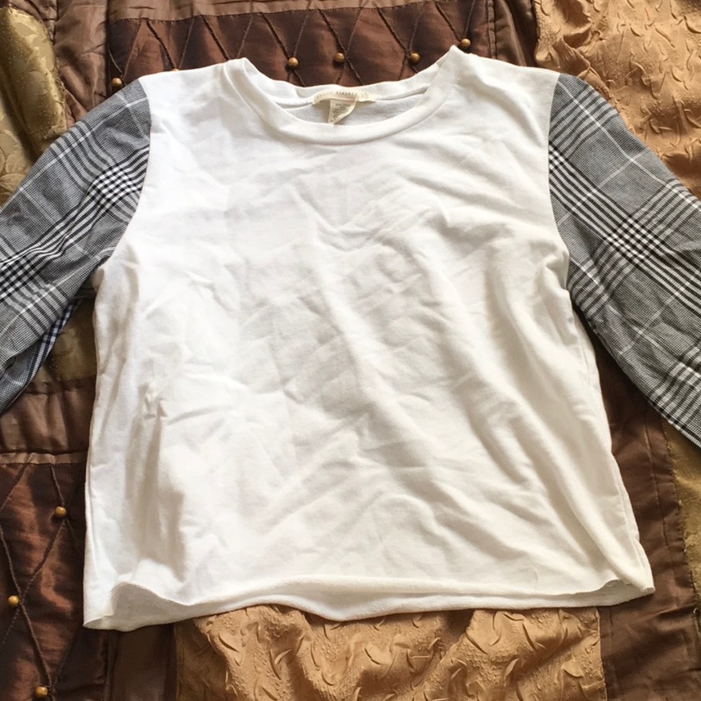 Long sleeve crop shirt